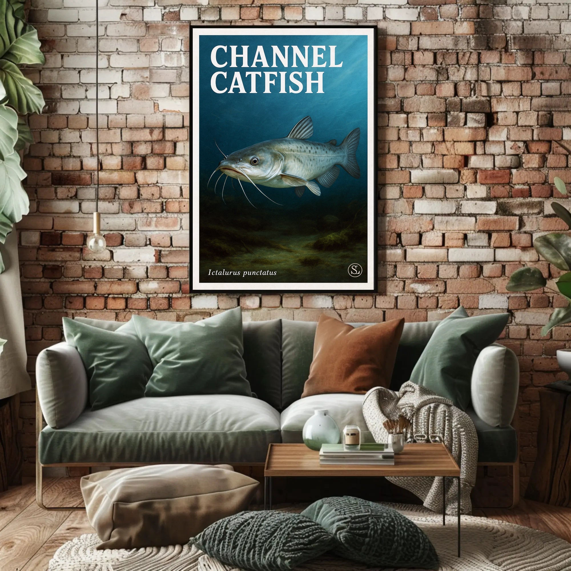 Channel Catfish Poster PosterGoat