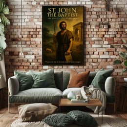 St. John the Baptist The Voice in the Wilderness Poster