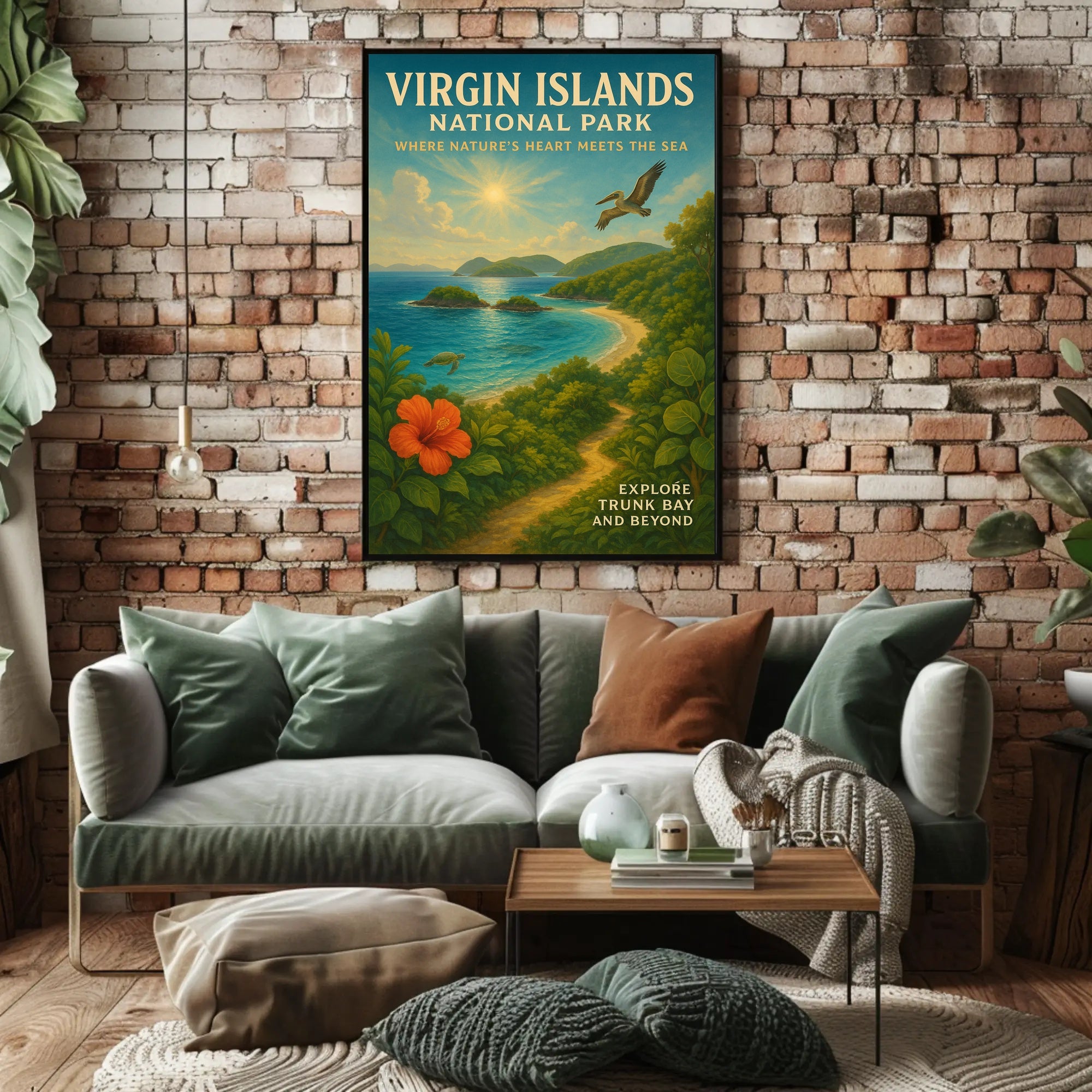Virgin Islands National Park Adventure Poster