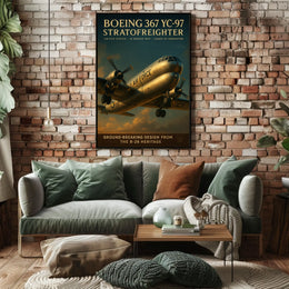 Boeing 367 YC-97 Stratofreighter Poster