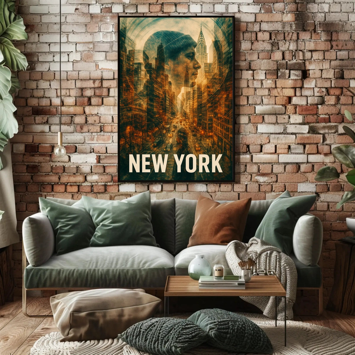 New York Cityscape Poster