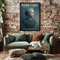 Marie Curie Pioneer Of Radioactivity Poster