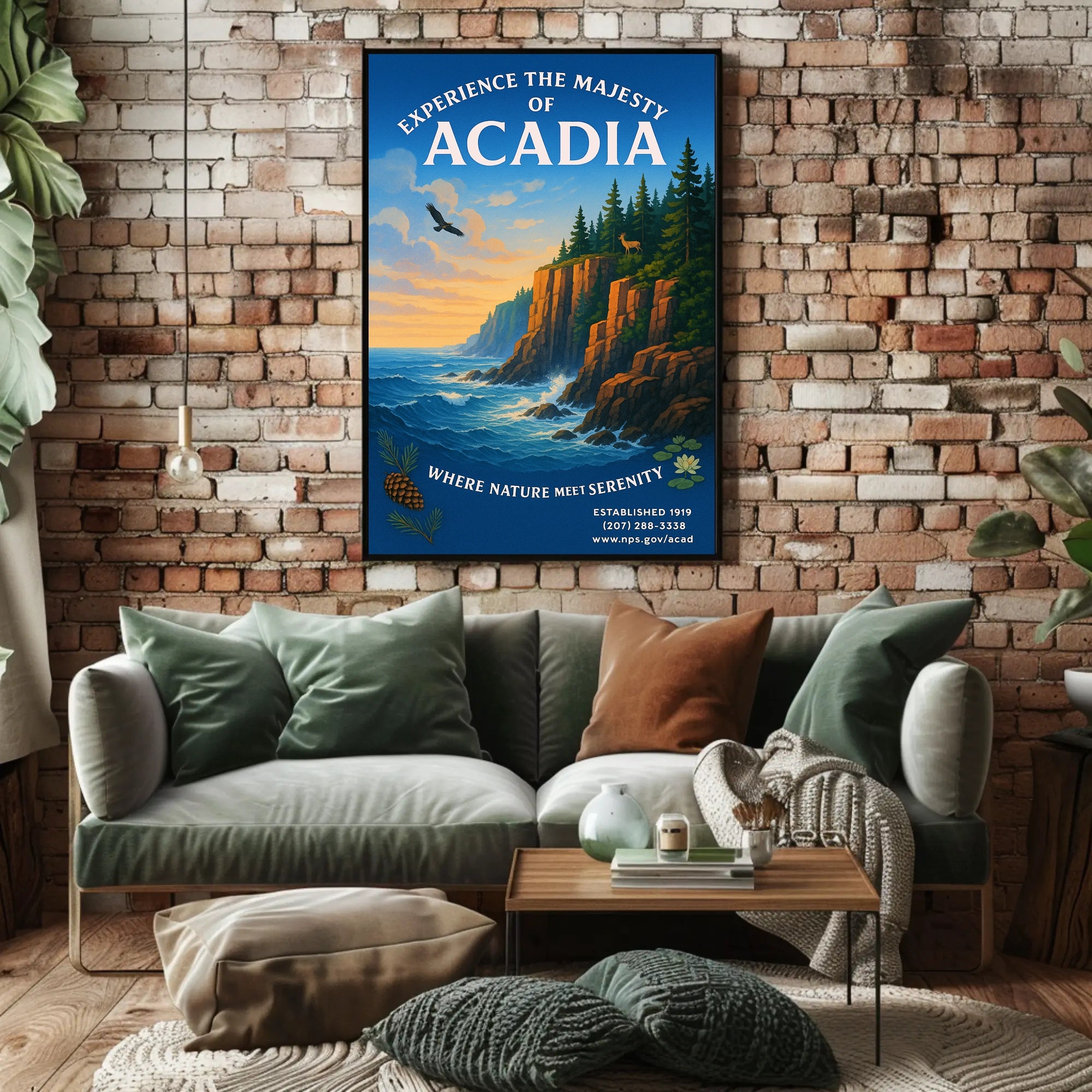 Experience the Majesty of Acadia Poster PosterGoat