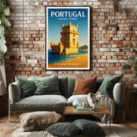 Discover the Beauty of Belém Tower Poster PosterGoat