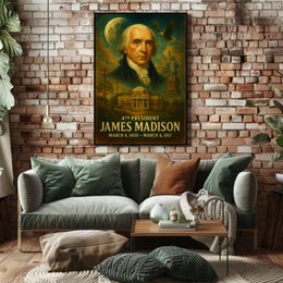James Madison 4Th President Poster
