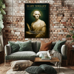 Mary Shelley - The Voice of Science and the Soul Poster PosterGoat