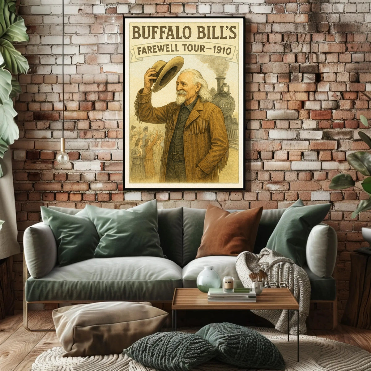 Buffalo Bill's Farewell Tour 1910 Poster