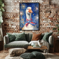 patriotic goose Poster