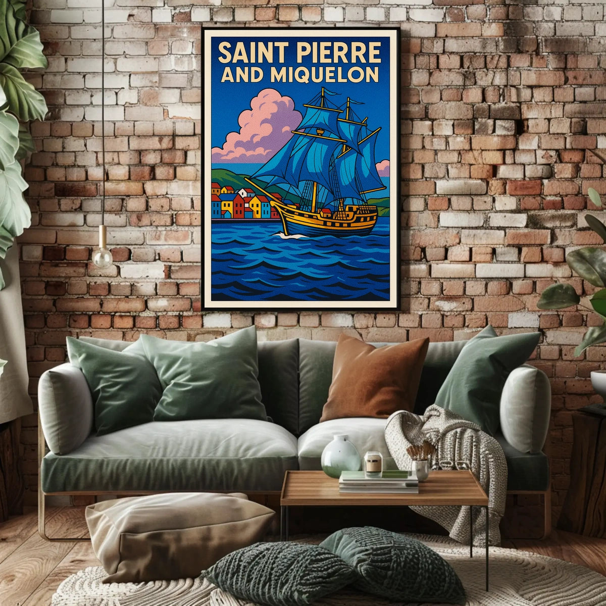 Saint Pierre and Miquelon Voyage Poster