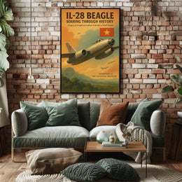 IL-28 Beagle Soaring Through History Poster