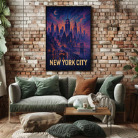 New York City Skyline Poster