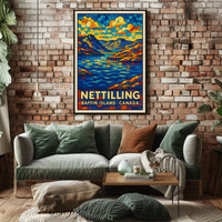 Nettilling Baffin Island, Canada Poster