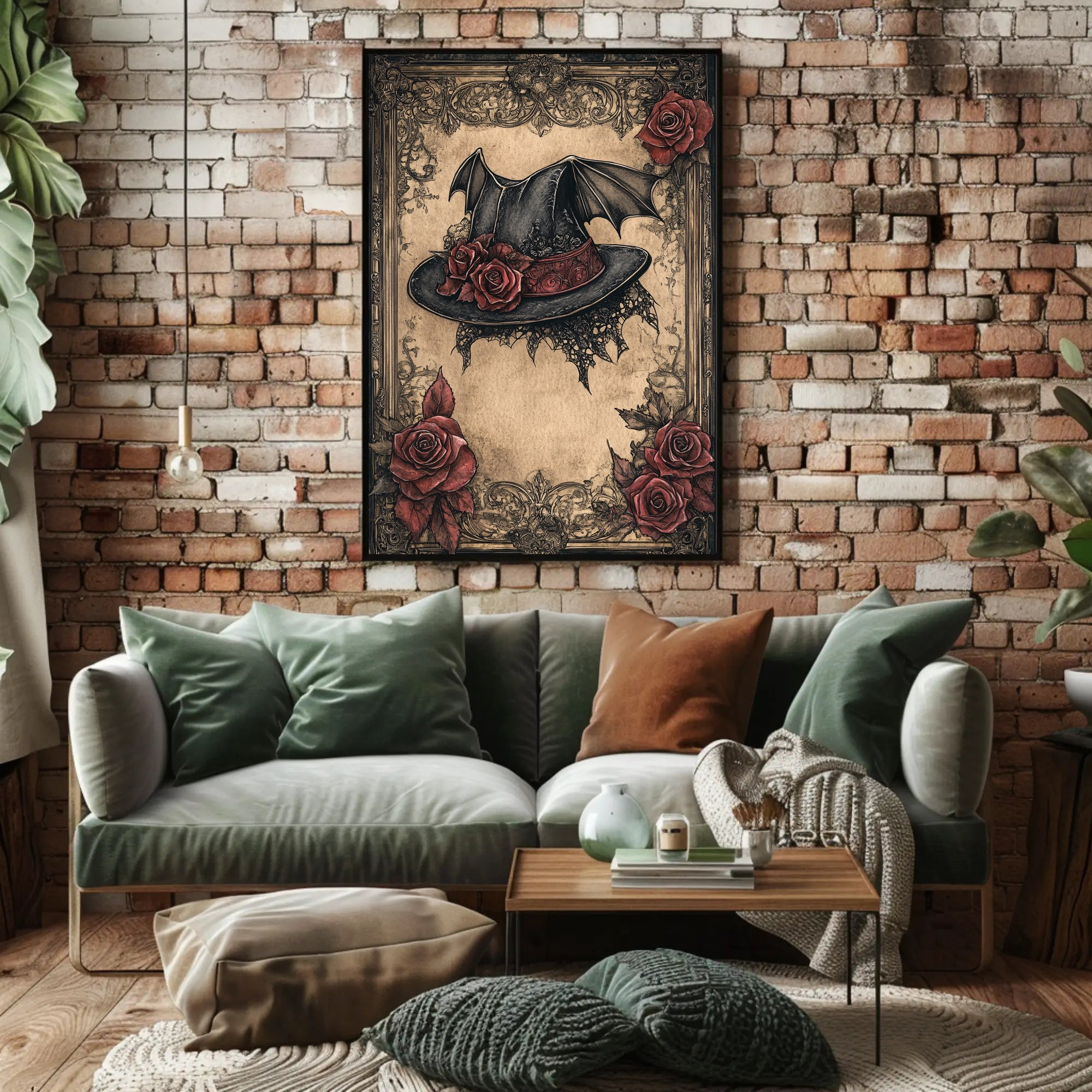 Enchanted Gothic Hat Poster