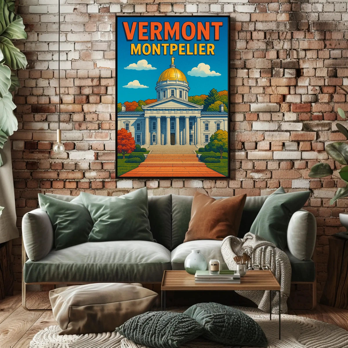 Vermont State Capitol In Montpelier Poster