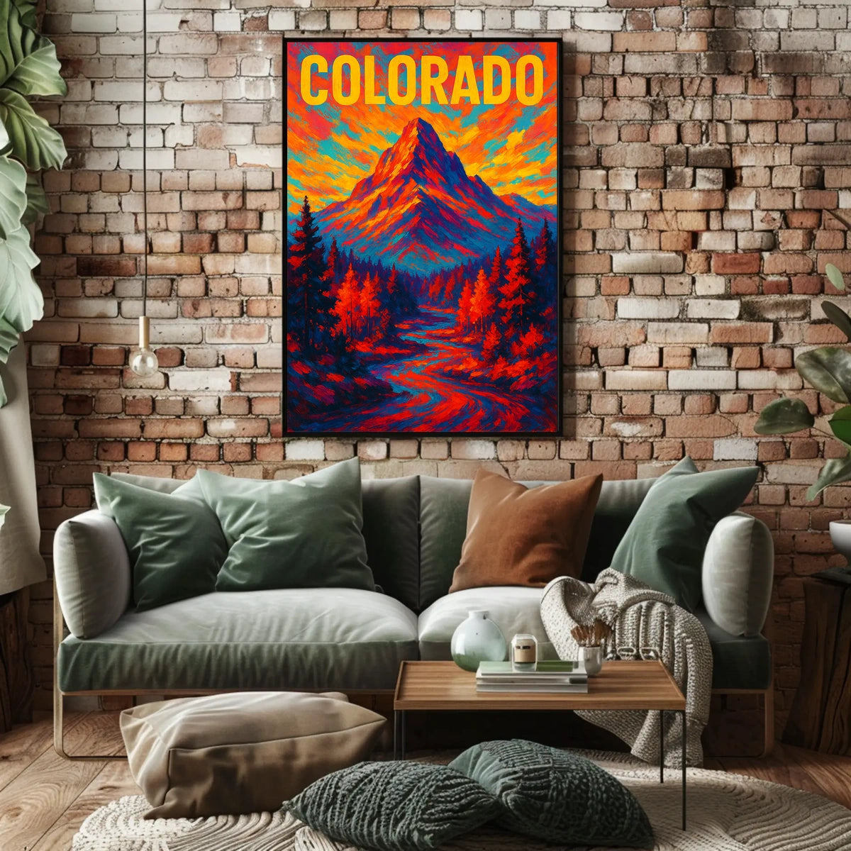 Vibrant Colorado Landscape Poster