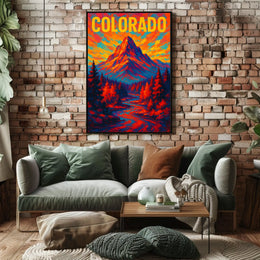 Vibrant Colorado Landscape Poster