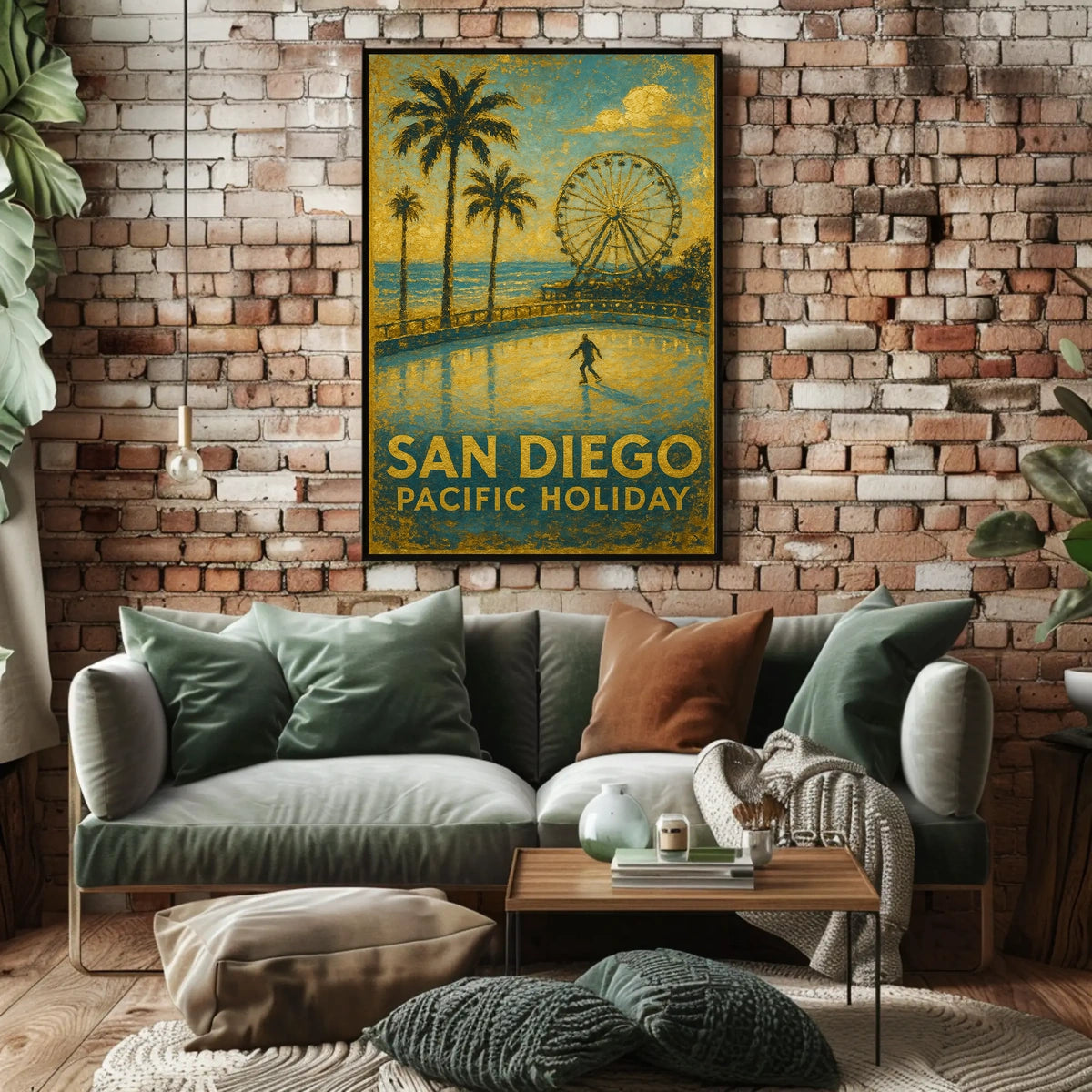 San Diego Pacific Holiday Poster