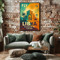 Fly Libya Wander In Color Poster