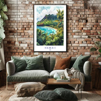 Tropical Paradise of Hawaii Poster PosterGoat
