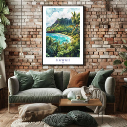 Tropical Paradise of Hawaii Poster PosterGoat
