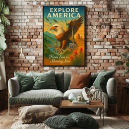 Explore America Poster