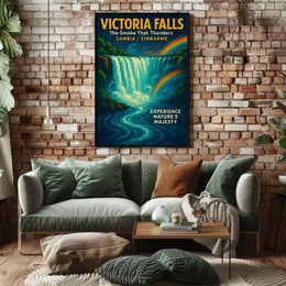 Victoria Falls The Smoke That Thunders Poster