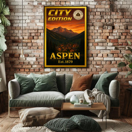 Aspen City Edition Poster