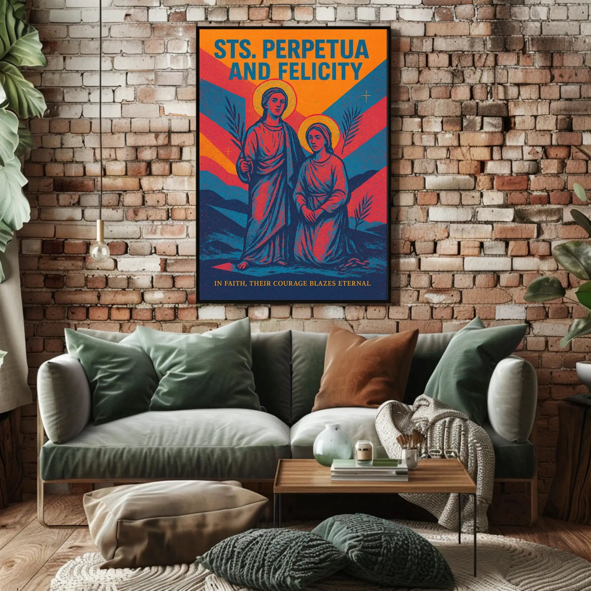 Saints Perpetua and Felicity Poster