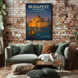 Budapest A City of Lights and History Poster