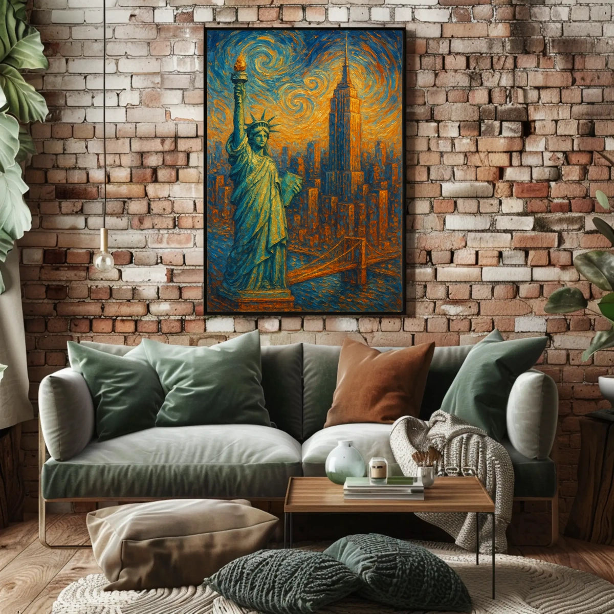 Starry Night Over New York Poster Timeless Urban Home Decor