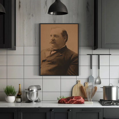 Grover Cleveland 22nd President Sepia Photo