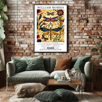 William Morris Inspired Exhibition Art Nouveau Poster