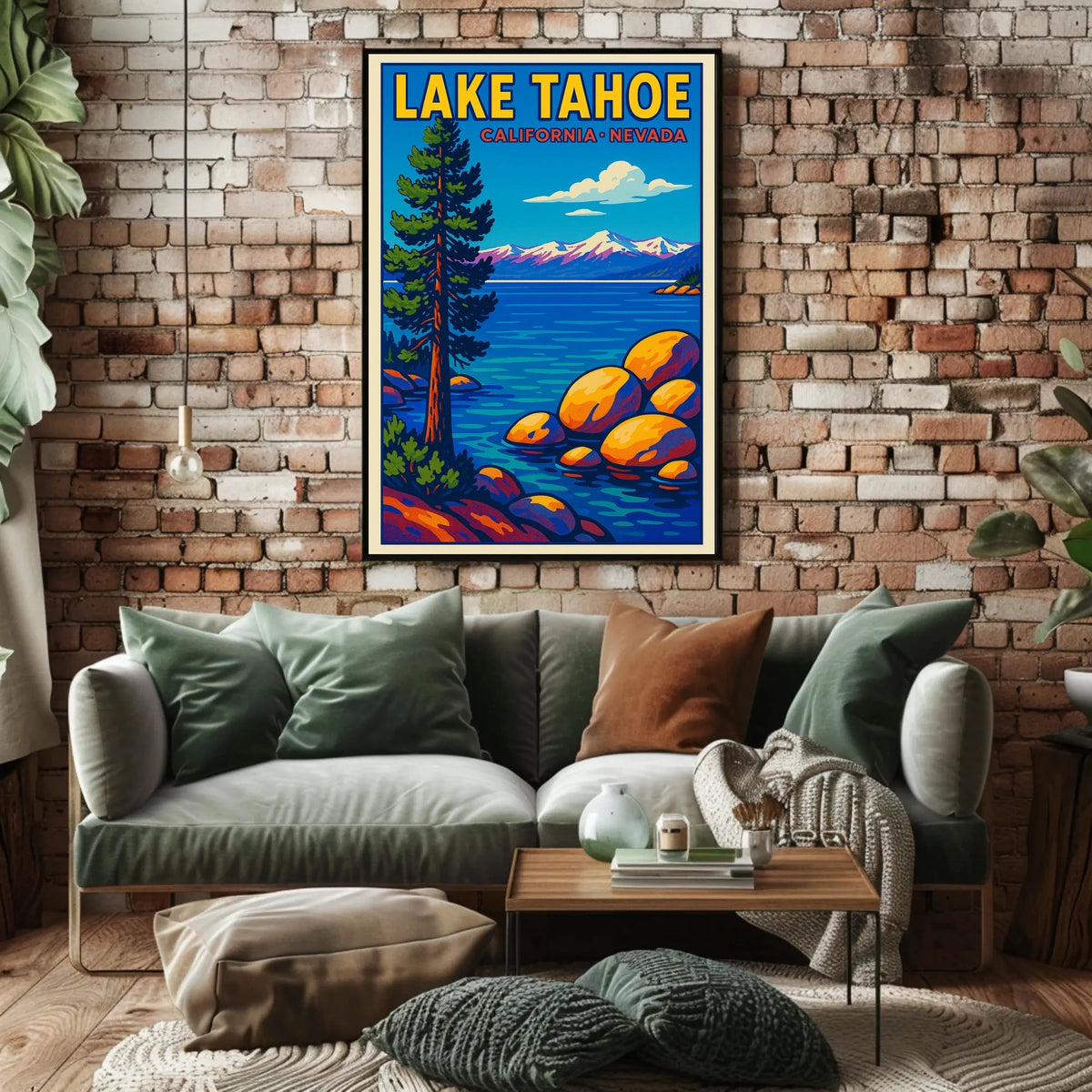 Lake Tahoe Scenic Poster