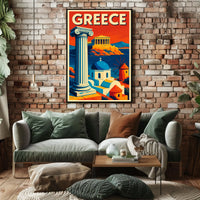 Greece A Timeless Journey Poster