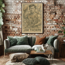Jim Thorpe Athletic Legend Poster