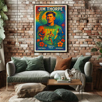 Celebrating Jim Thorpe Multisport Legend Poster