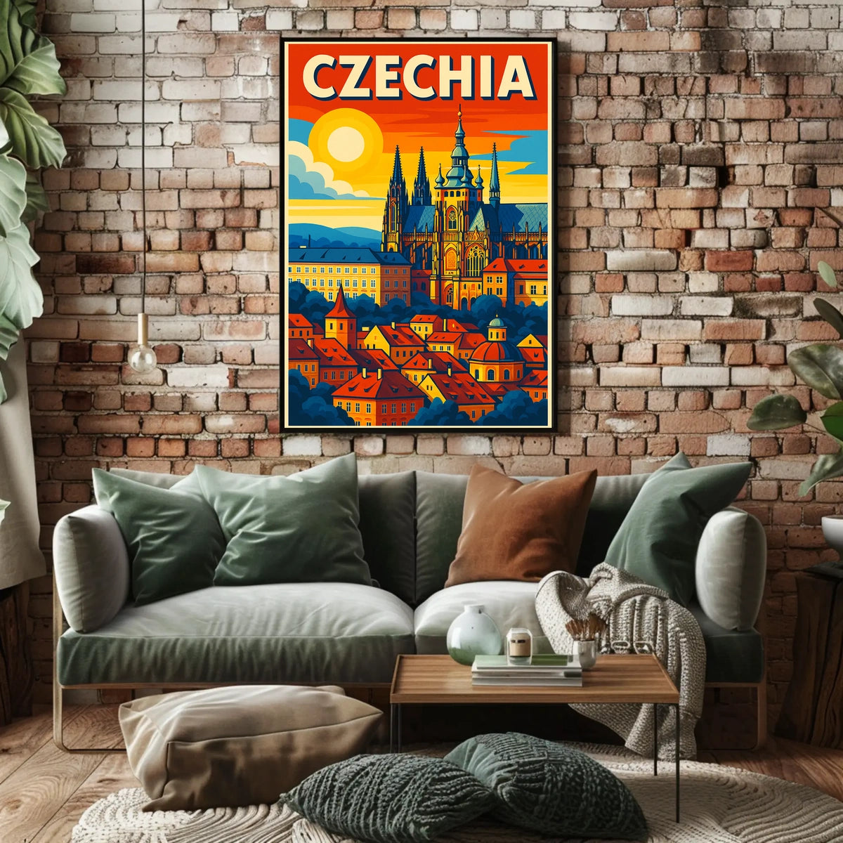 Czechia Travel Poster