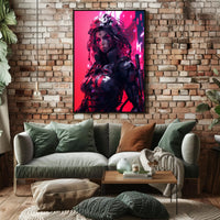 Cybernetic Warrior Poster PosterGoat