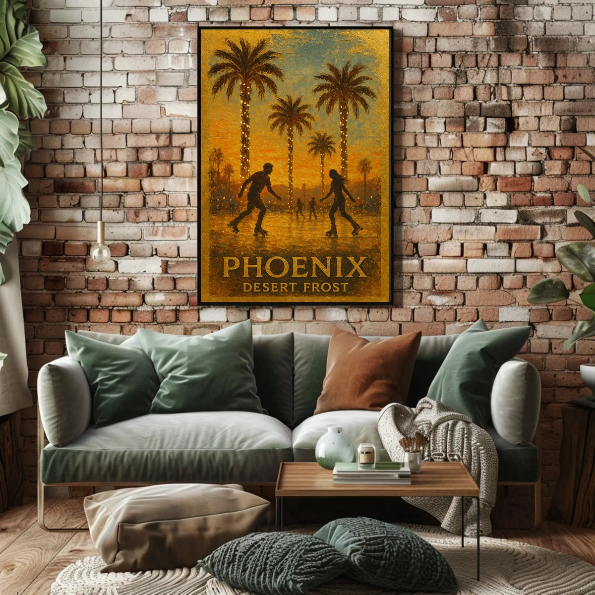 Phoenix Desert Frost Poster
