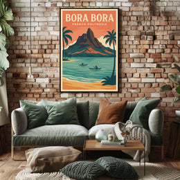 Bora Bora Tropical Paradise Poster