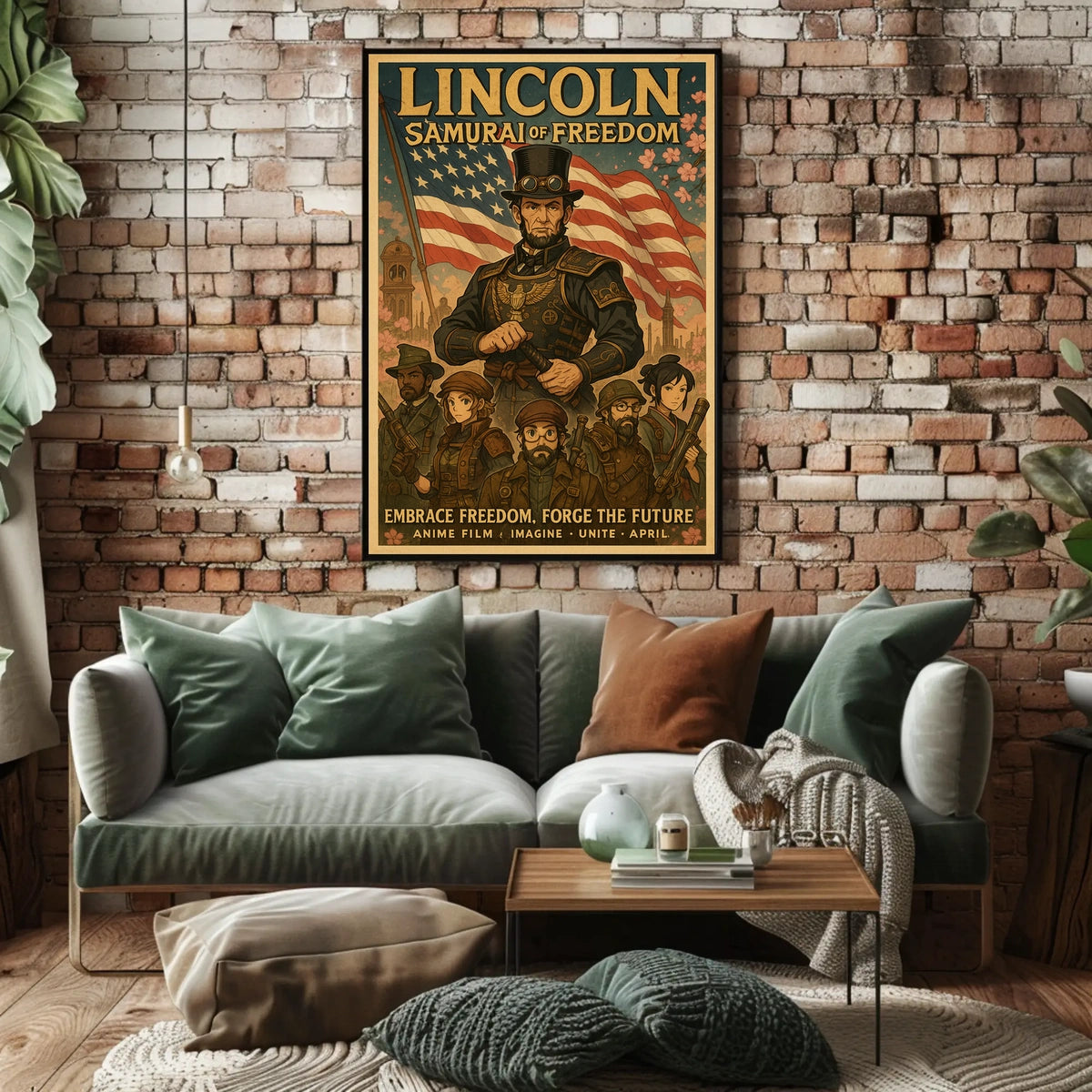 Lincoln Samurai of Freedom Poster