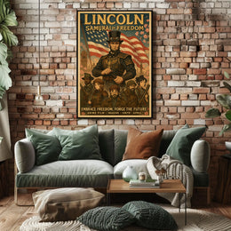 Lincoln Samurai of Freedom Poster