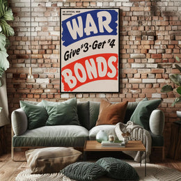 War Bonds Promotion Poster PosterGoat