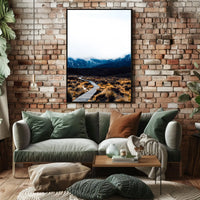 Pathway Through The Mountains Poster