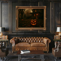 Moody Halloween Night Gothic Poster