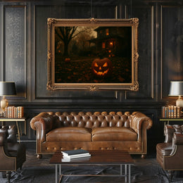 Moody Halloween Night Gothic Poster