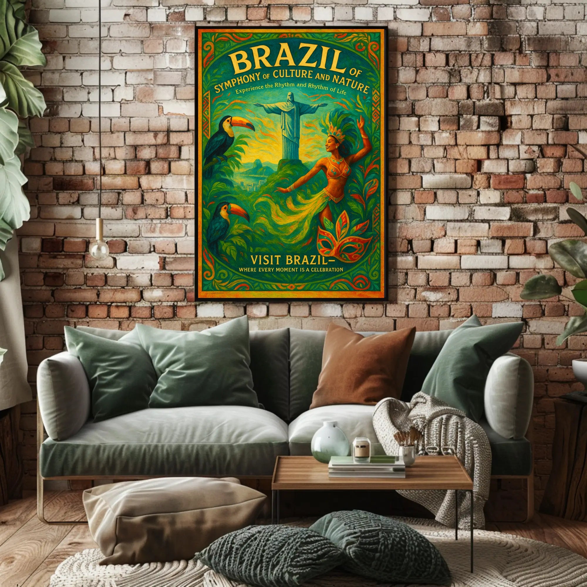 Brazil Symphony of Culture and Nature Poster