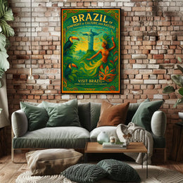 Brazil Symphony of Culture and Nature Poster