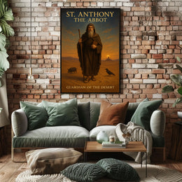 St. Anthony The Abbot Guardian Of The Poster