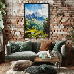 Slovakia High Tatras Mountain Landscape Scenic Poster